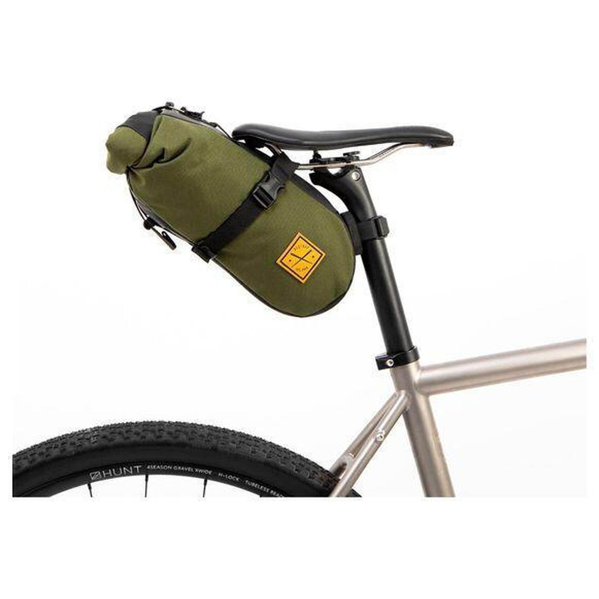 Restrap - Sacoche De Selle Restrap Saddle Pack 4.5l Vert Olive - Sacoche Selle Vélo - Orange|vert - No Size - Decathlon