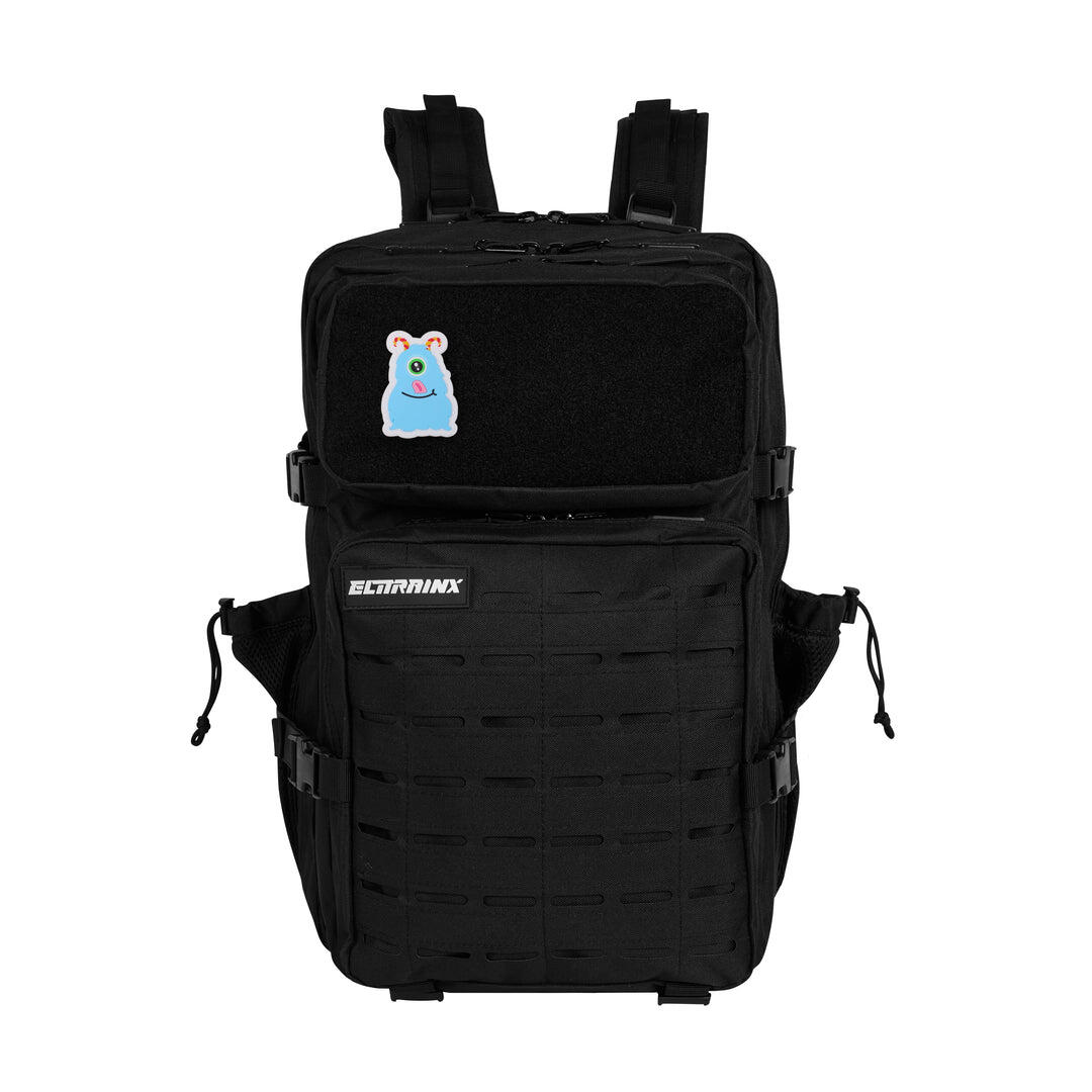 Patch Elitex Training Blue Monster Pvc Velcro per Zaini 2/4