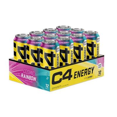 Energiedrankjes - pak c4 energiedrank (12x500ml) - kosmische regenboog