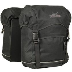 Sac de voyage à vélo Double Groenlands 40 litres 30 x 37 x 17 (2x noir