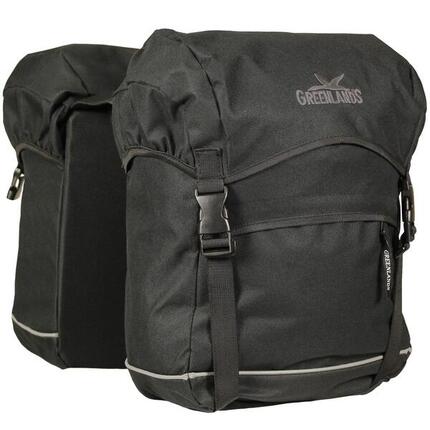 Sac de voyage à vélo Double Groenlands 40 litres 30 x 37 x 17 (2x noir