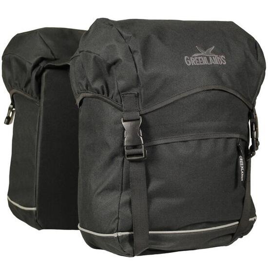 Sac de voyage à vélo Double Groenlands 40 litres 30 x 37 x 17 (2x noir