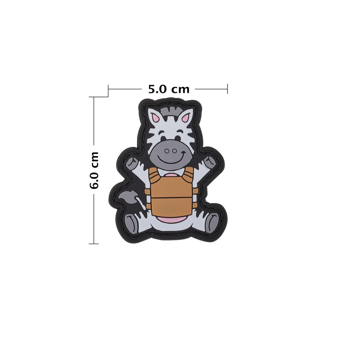 Parche Elitex Training tactical zebra Pvc Velcro para Mochilas 3/4