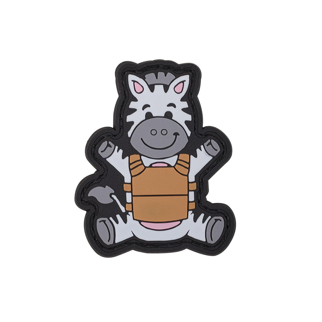 ELITEX TRAINING Patch de Velcro tactical zebra  Pvc para Mochilas