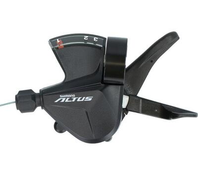 Shimano altus sl-m2010 versnellingshendel links 3 versnellingen zwart