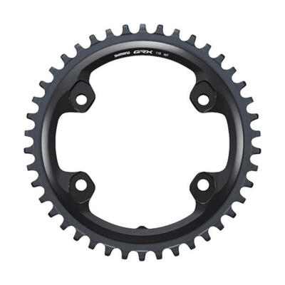 Shimano grx fc-rx810 kettingblad 42t voor 1 x 11 versnelling - zwart