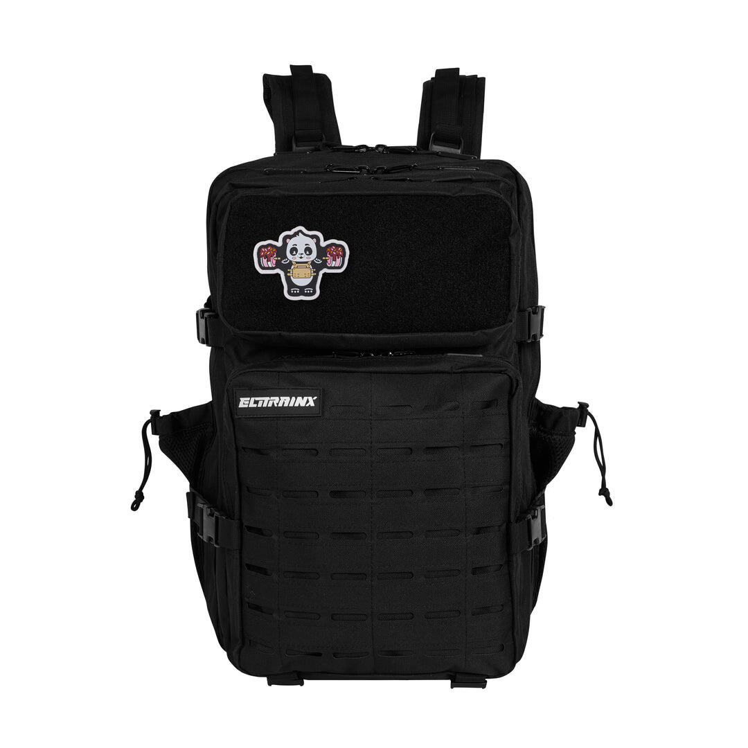 Parche Elitex Training cream panda Pvc Velcro para Mochilas 2/4