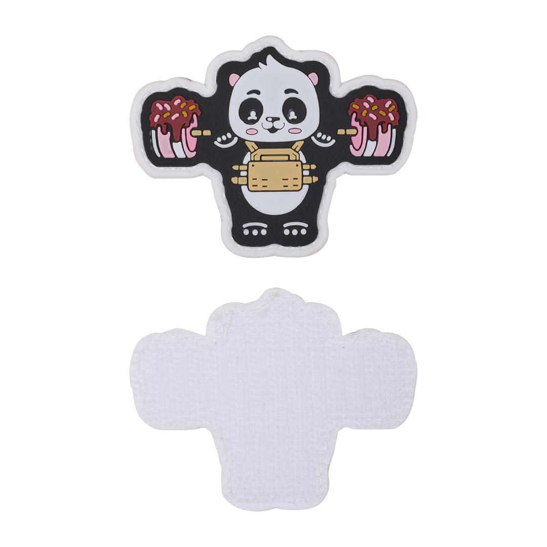 Parche Elitex Training cream panda Pvc Velcro para Mochilas 4/4
