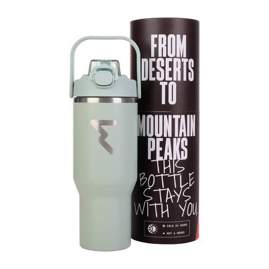 Borraccia termica in alluminio Elitex Training Green da 1L