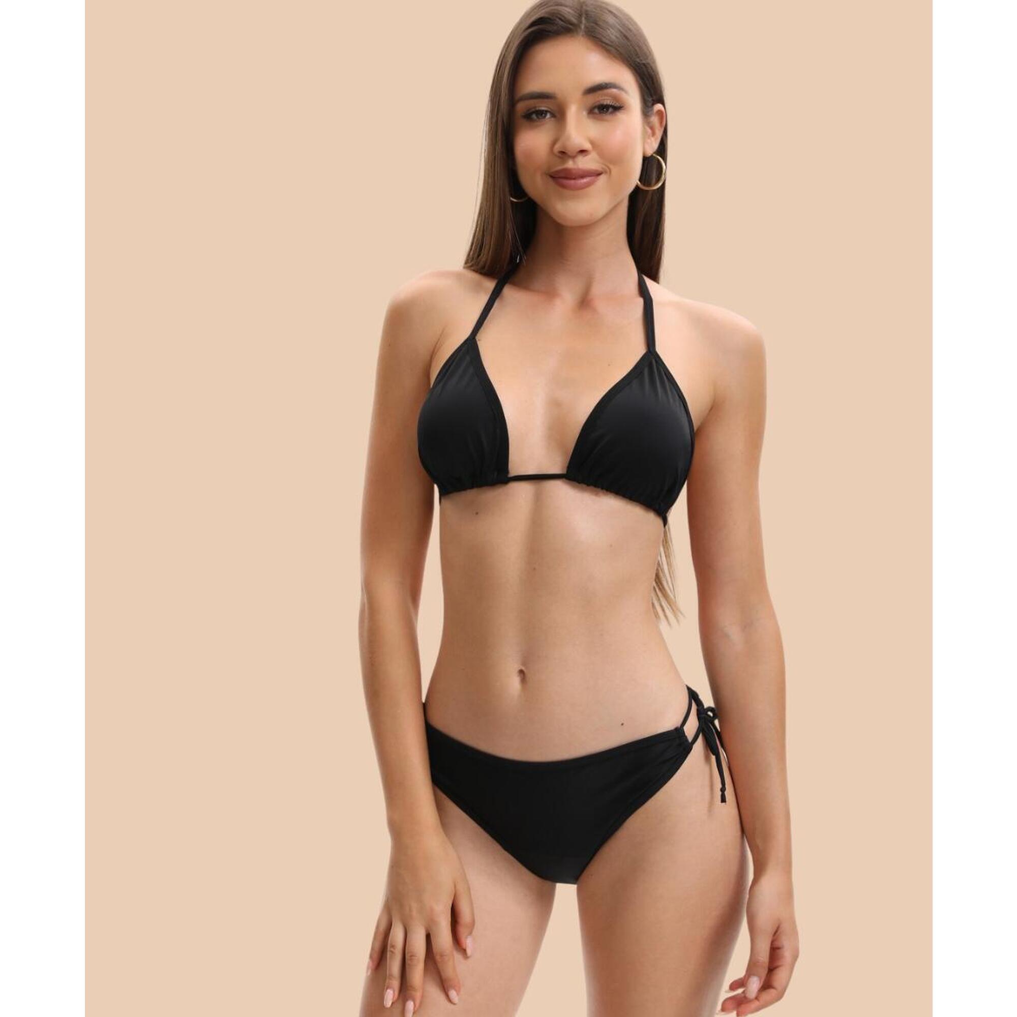 Anaissa - Bimba Menstruel Complet Brésilien Bikini Bimba 2 Pieces - Maillot De Bain Shorty - Noir - 44 L - Decathlon