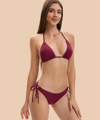 Bimba Menstruation Komplett Brasilianische Bikini Bimba 2 PIECES Bordeaux