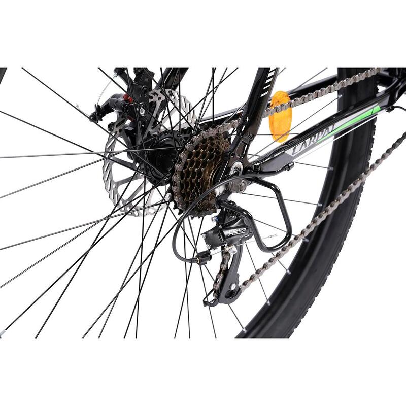 Bicicleta MTB-HT Carpat SPARTAN C2958B, Schimbator Index HE-M50, 7 viteze