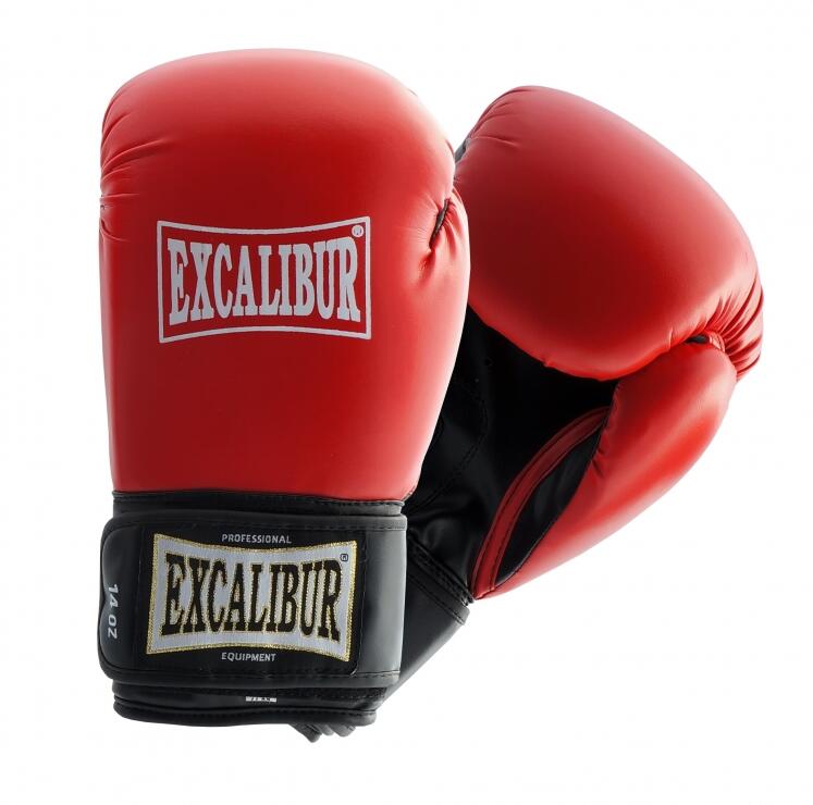 Paire de gants de boxe pour enfant - 227 grammes (8 onces) | coloris rouge et n 4/5