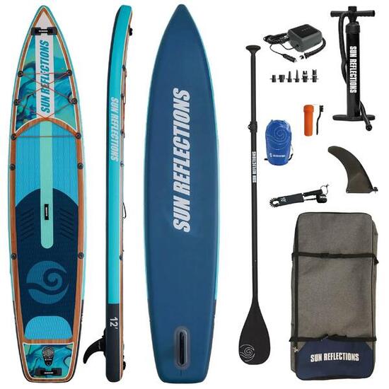Deska Sup Pompowana Sun Reflections XL 12'0" + Pompka PBG 6 12V