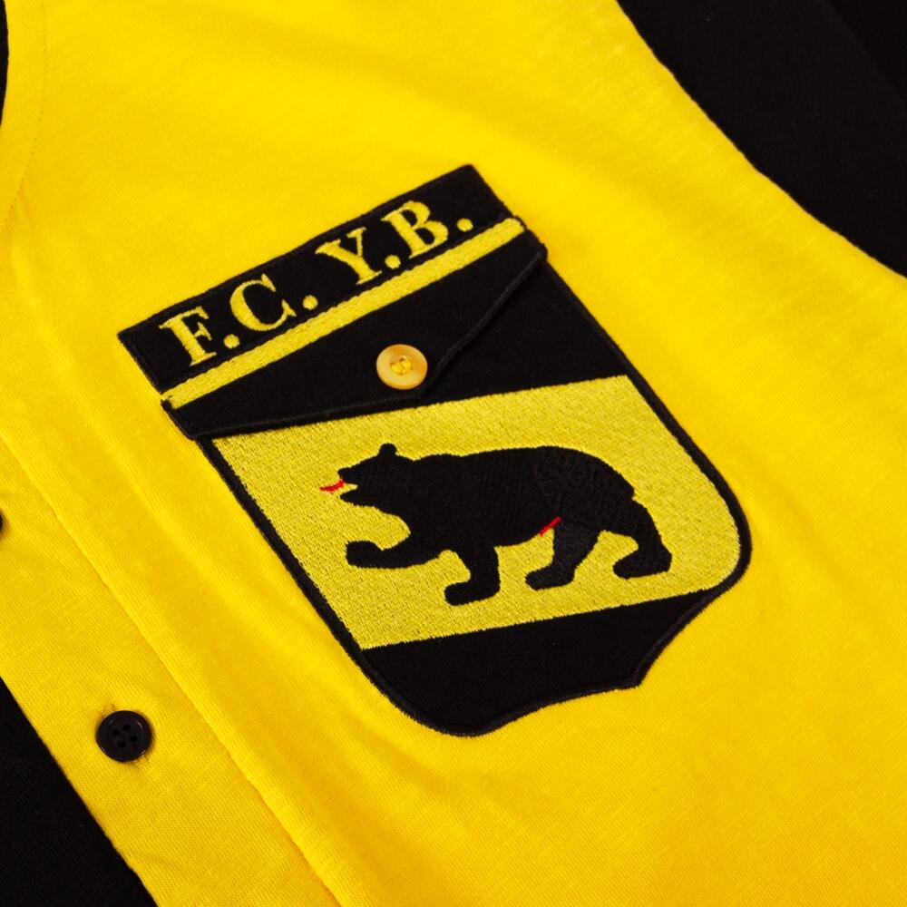 Retro Voetbalshirt - Heren - BSC Young Boys 1900 - Zwart - Geel 3/6