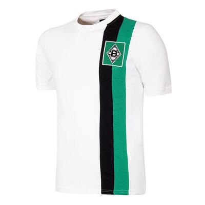 Camiseta de fútbol retro - Hombre - Borussia Monchengladbach 1972 - 73 - Blanco