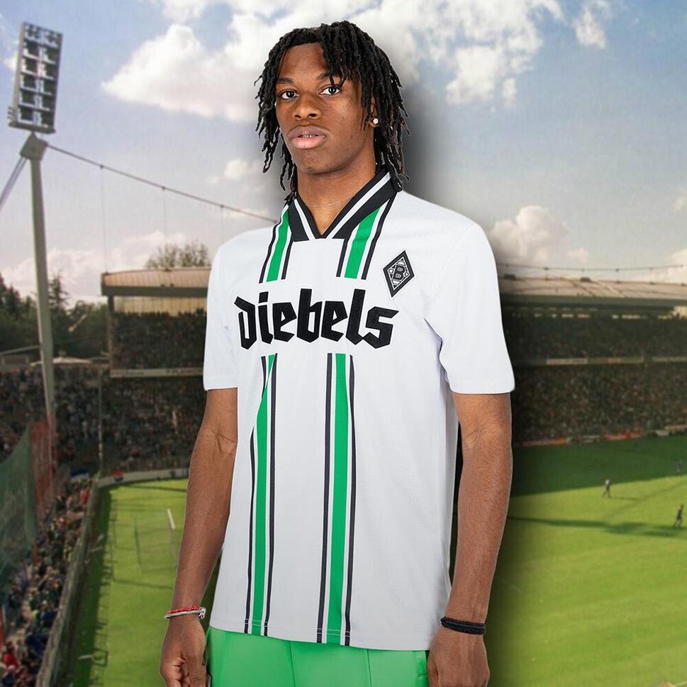 Koszulka Polo dla dorosłych Borussia Mönchengladbach 1996 - 97 - Biały