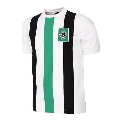 Camiseta de fútbol retro - Hombre - Borussia Monchengladbach 1972 - 73 - Blanco