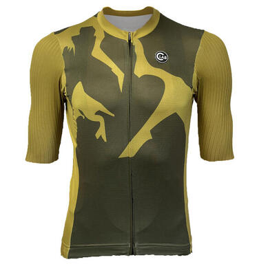 Shirt korte mouwen racefiets slim fit ademend gravika