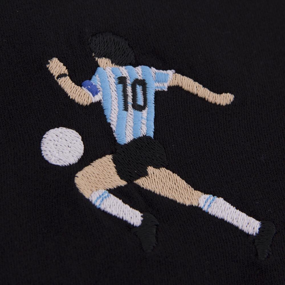 T-shirt - Uomo - Ricamato Maradona Argentina - Nero 2/5