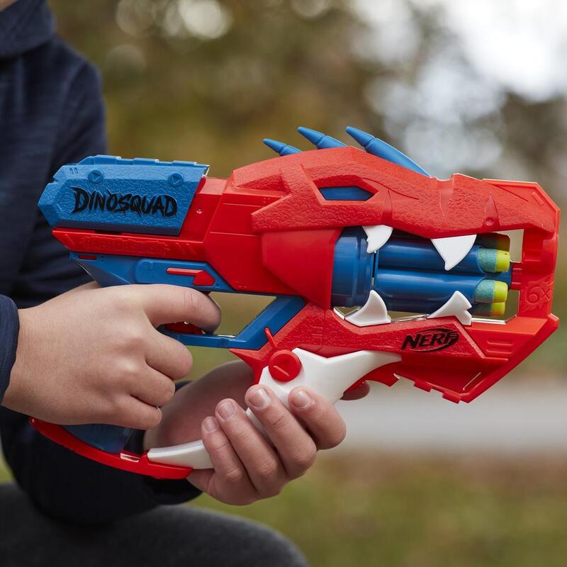 Blaster Nerf Dinosquad - Raptor Slash. 6 proiectile