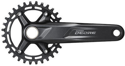 Shimano deore fc-m5100-1 crankstel 10/11-speed 32t 170 mm zwart