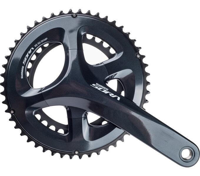 Mechanizm Korbowy 2 X 9 Biegów Sora Fc-R3000 175/50-34 - Czarny