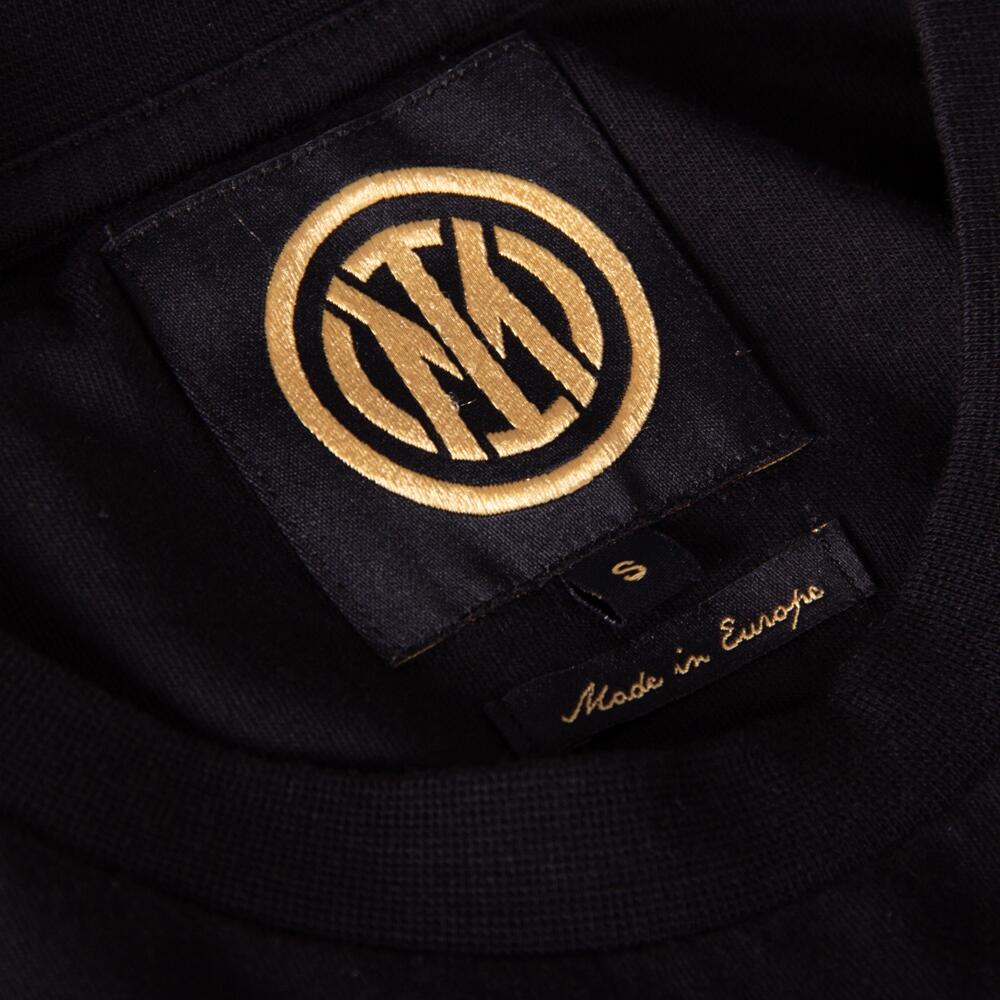 Camiseta - Hombre - FC Internazionale Taper - Manga Corta - Negro 3/5