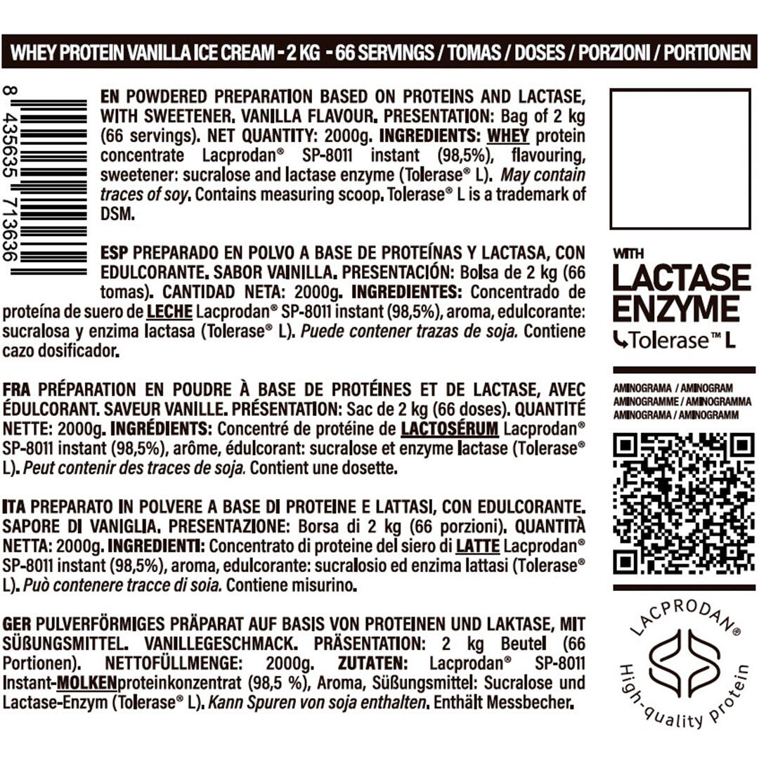 100% whey protein - 2kg Crème Vanille de LifePRO 2/6