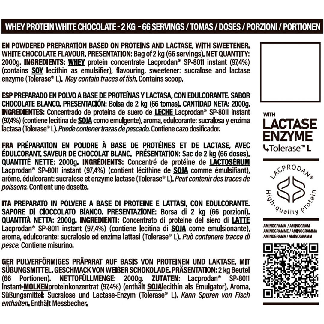Proteína de suero Life Pro Bolsa Whey 2kg Proteccion y Crecimiento Muscular 2/6
