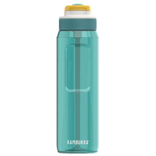 Kambukka Lagoon 1000 ml, Zesty Green, mit Strohhalm, auslaufsicher, BPA-frei
