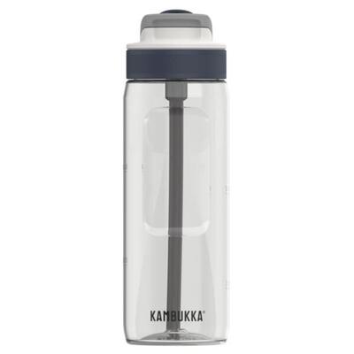 Kambukka Lagoon 750 ml, Clear 2.0, mit Trinkhalm, auslaufsicher, BPA-frei