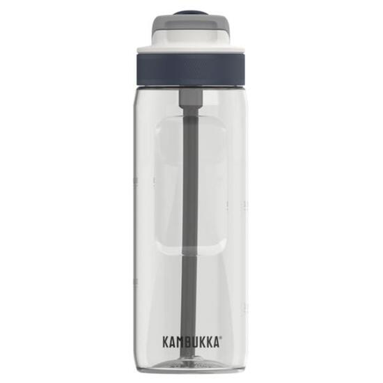 Kambukka Lagoon 750 ml, Clear 2.0, mit Trinkhalm, auslaufsicher, BPA-frei