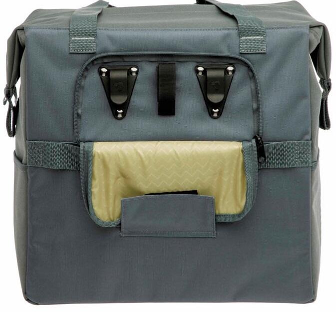 Fahrrad- Shoppingtasche "Tulum Camella", grau 3/6