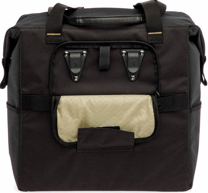 Fahrrad- Shoppingtasche "Tulum Camella", schwarz 6/6