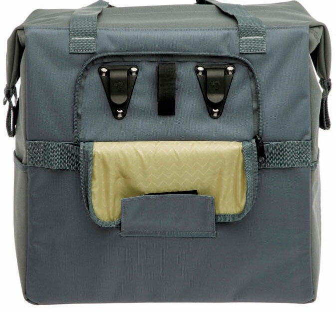 Fahrrad- Shoppingtasche "Tulum Camella", grau 6/6