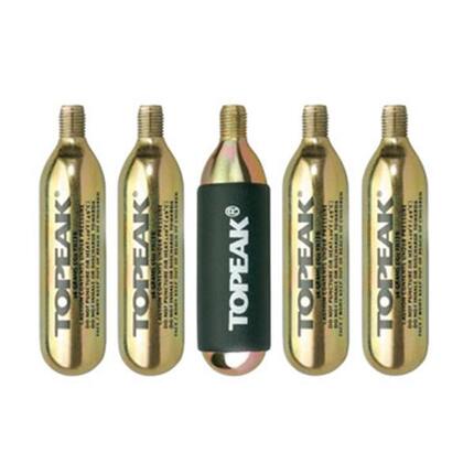 Topeak CO2 Ersatzkartuschen 16 g, Gelb, 5 Stück
