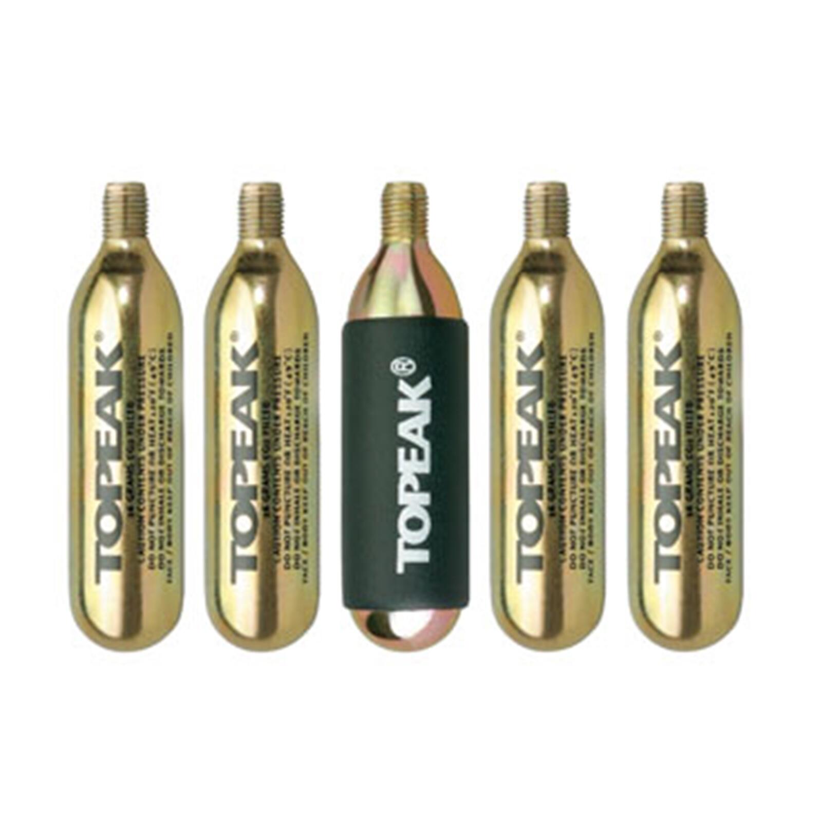 Topeak - Cartouches Co2 16gr (5) - Gonfleur Co2 - Incolore|jaune|orange - Taille Unique - Decathlon