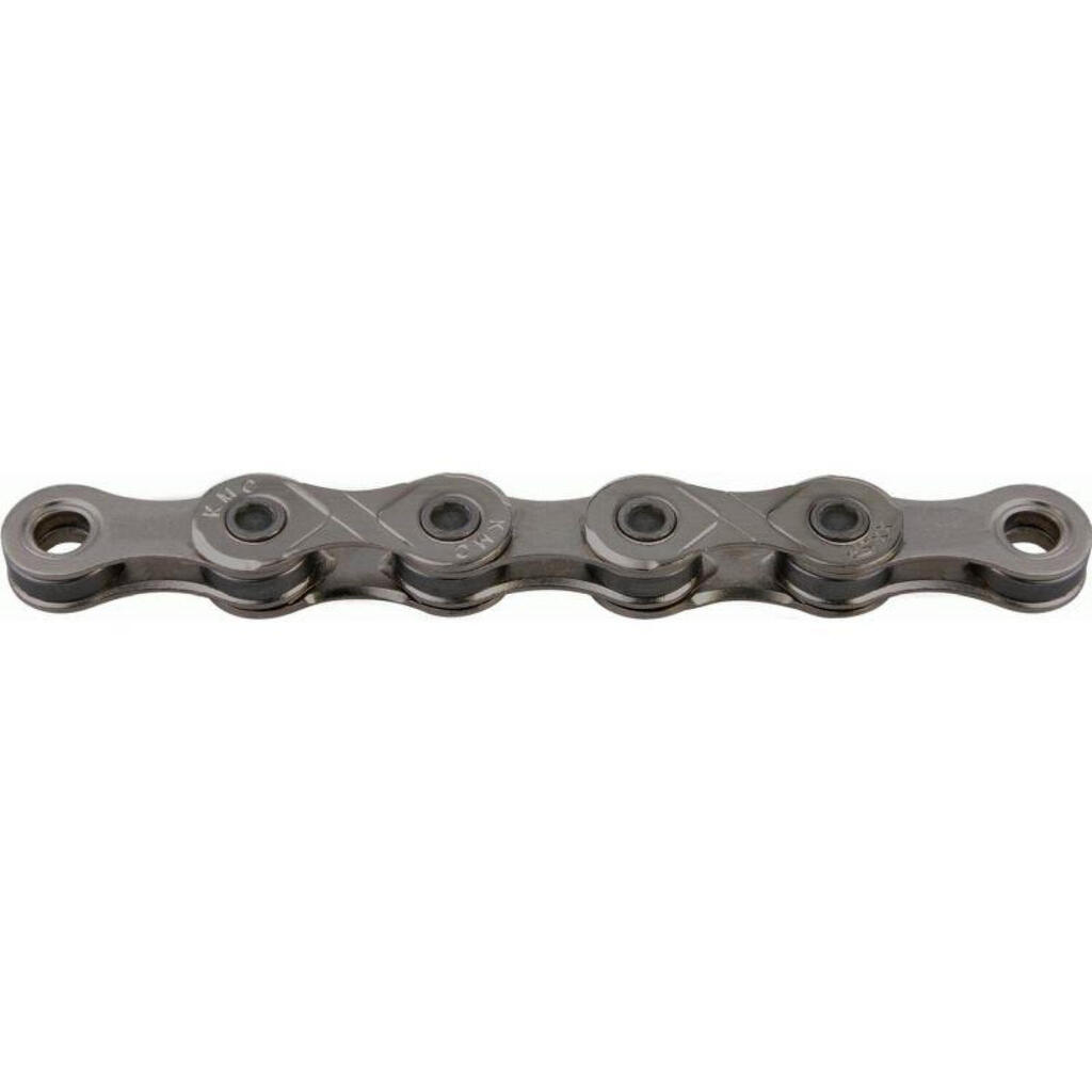 KMC X10 10 Speed Steel Cycle Chain Tool Free Connector 114 Link - Grey