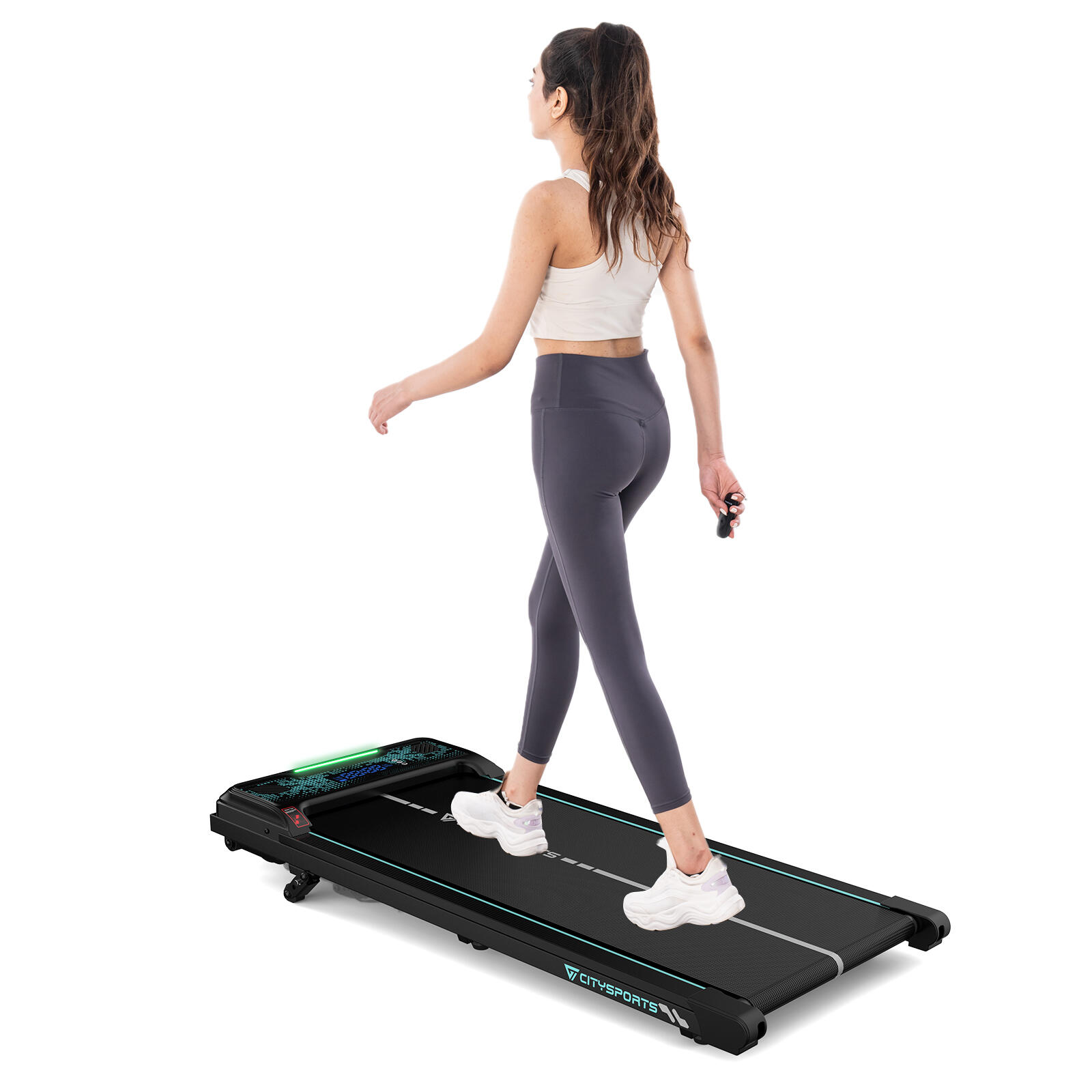 CITYSPORTS Tapis Roulant con Inclinazione Fino al 13.41%-3 posizioni.WP6, 440W, 6,0 km/h