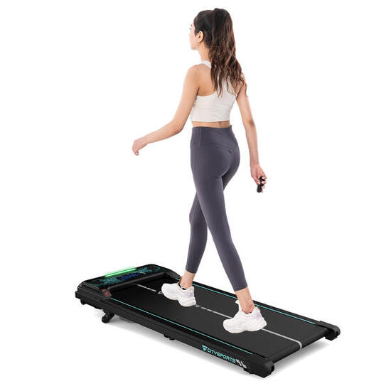 Laufband Bis zu 13.41% neigbar-3 Positionen.WP6,440W,6.0km/h,Bluetooth,LED-Licht