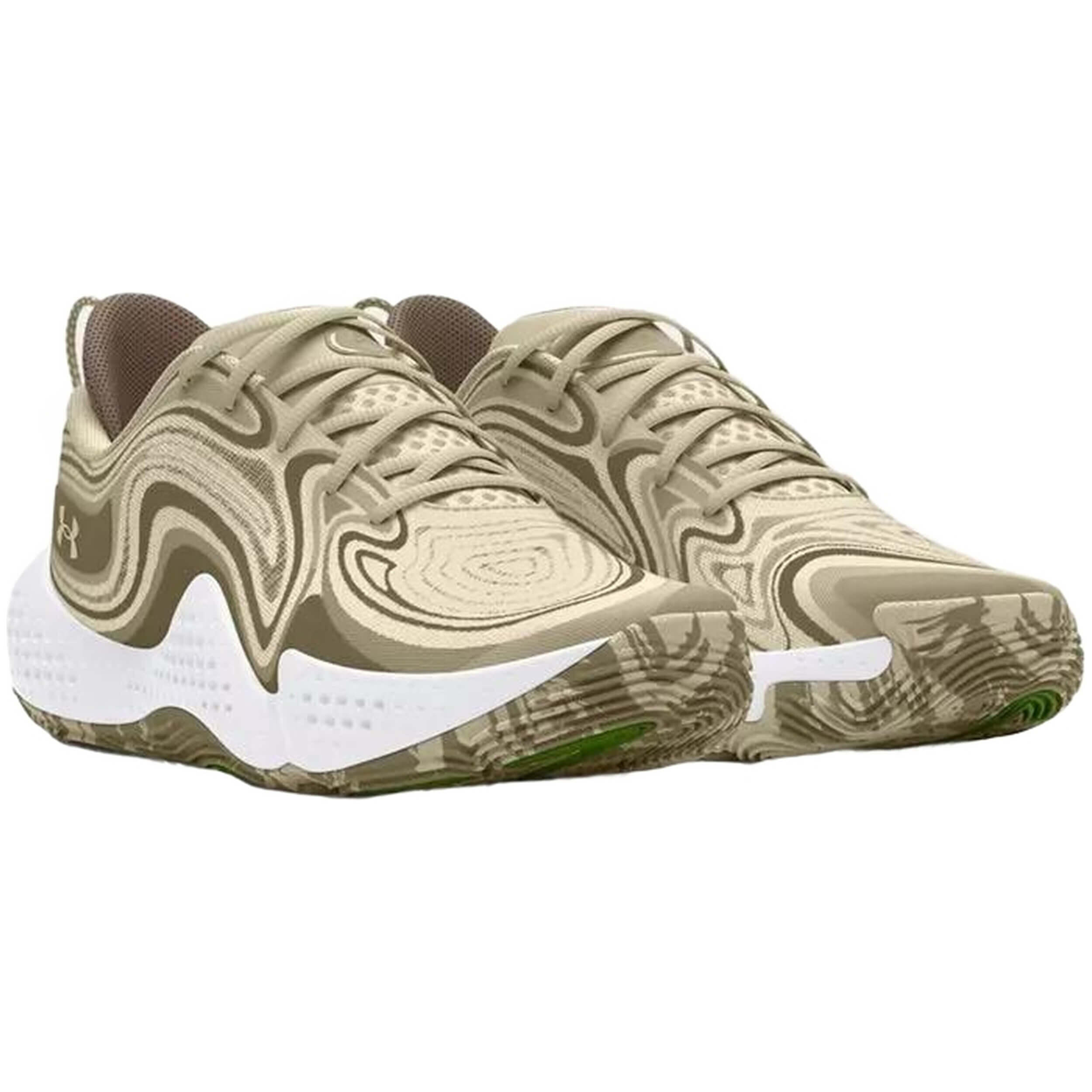 Chaussures de basket-ball Under armour Spawn 6 Camo pour unisexe 2/2