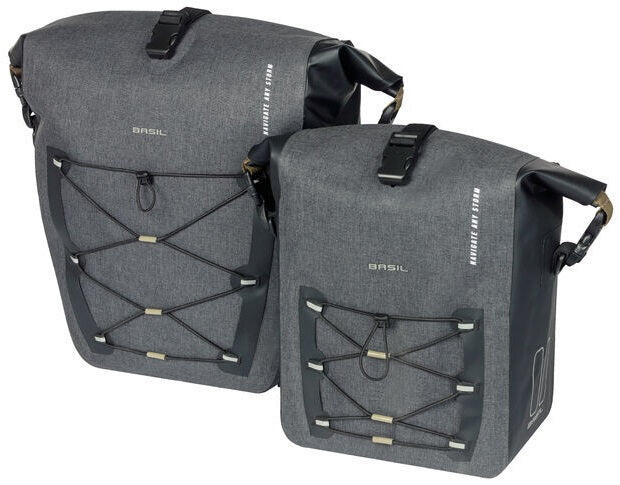Sacoche individuelle pour vélo Navigator Storm L, grise 7/7