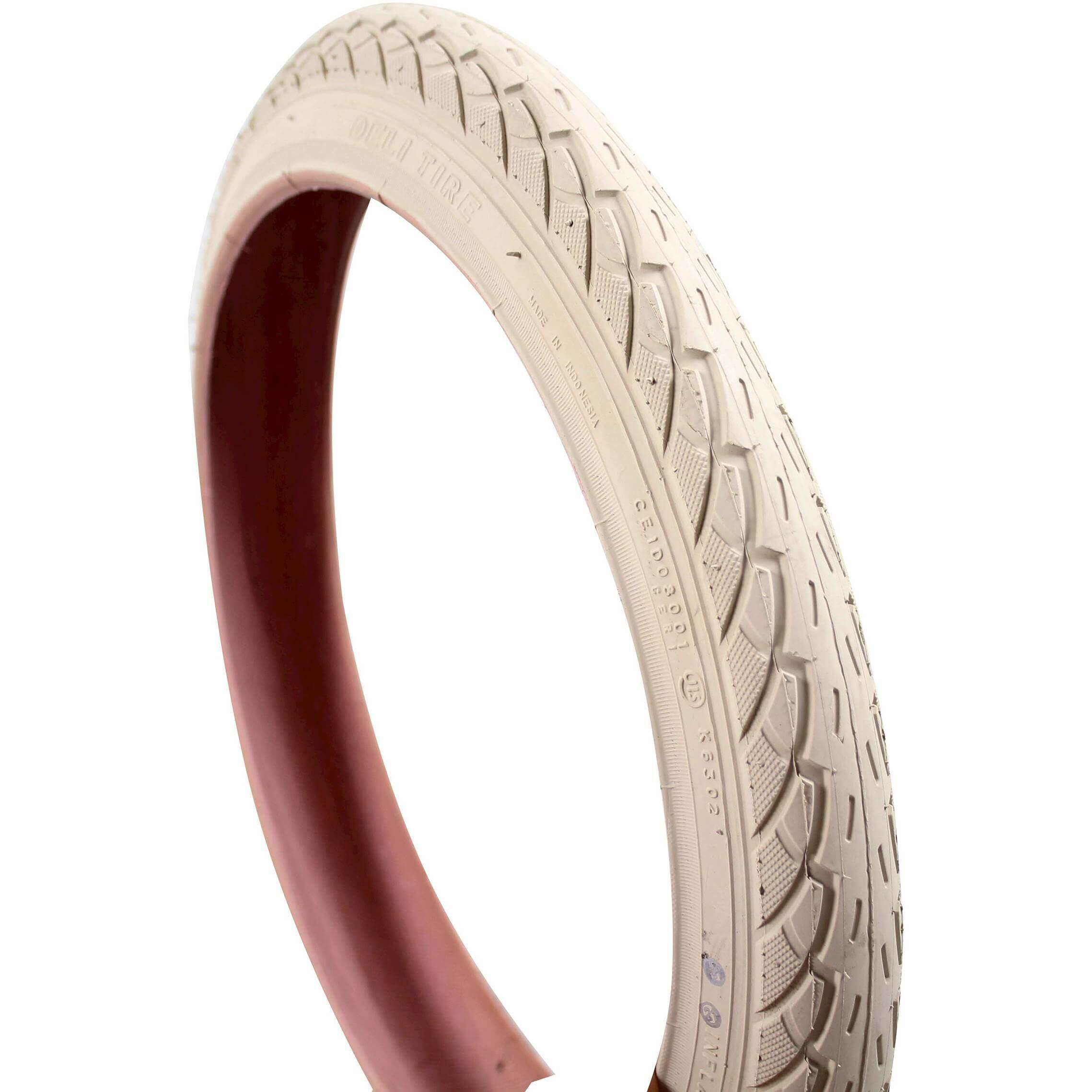 DELI TIRE Deli Buitenband SA-206 18 x 1.75 ivoor - Premium stadsband