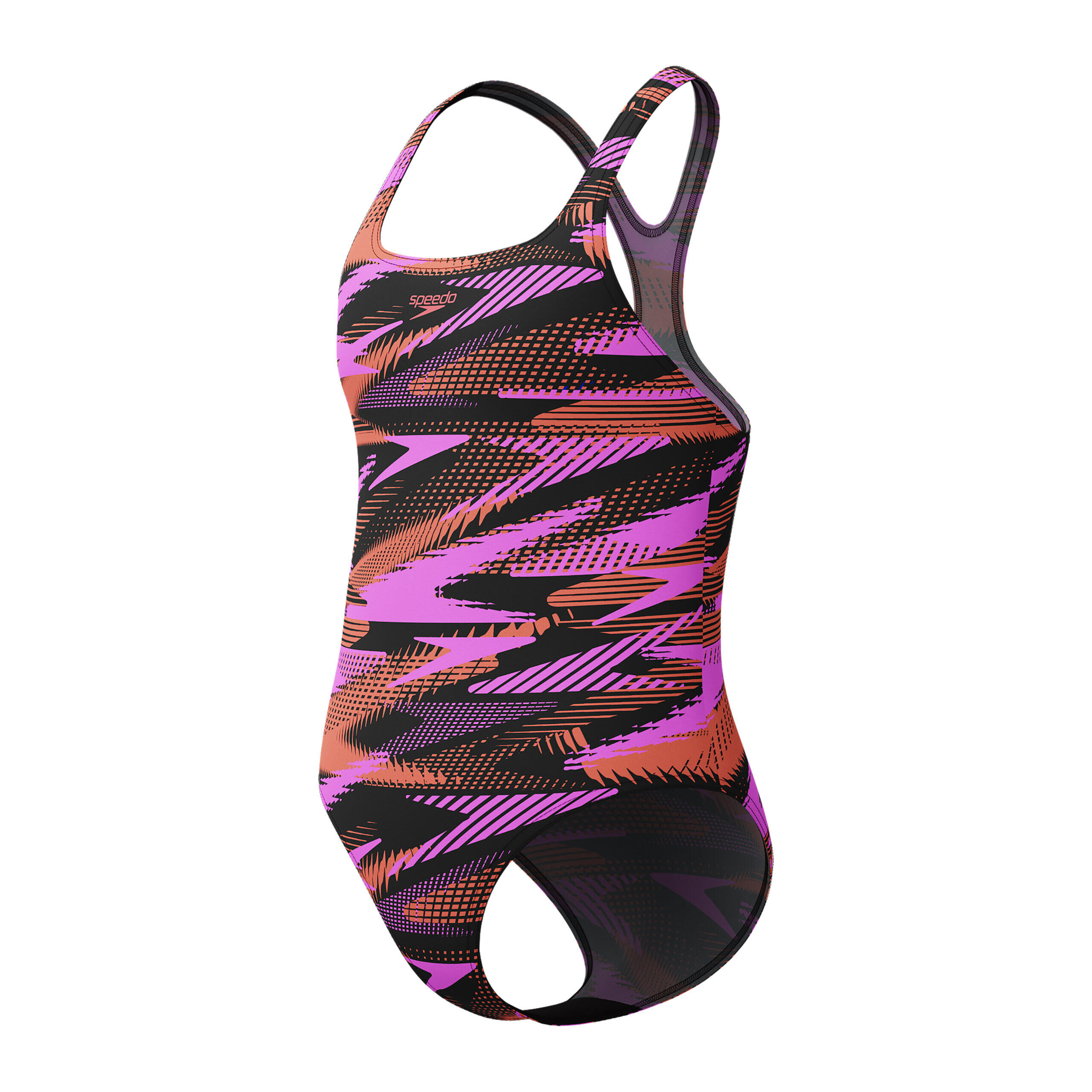 Maillot de bain fille Speedo HyperBoom Allover Medalist Violet 2/5