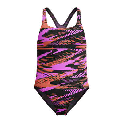 Costume da bagno bambina Speedo HyperBoom Allover Medalist Viola