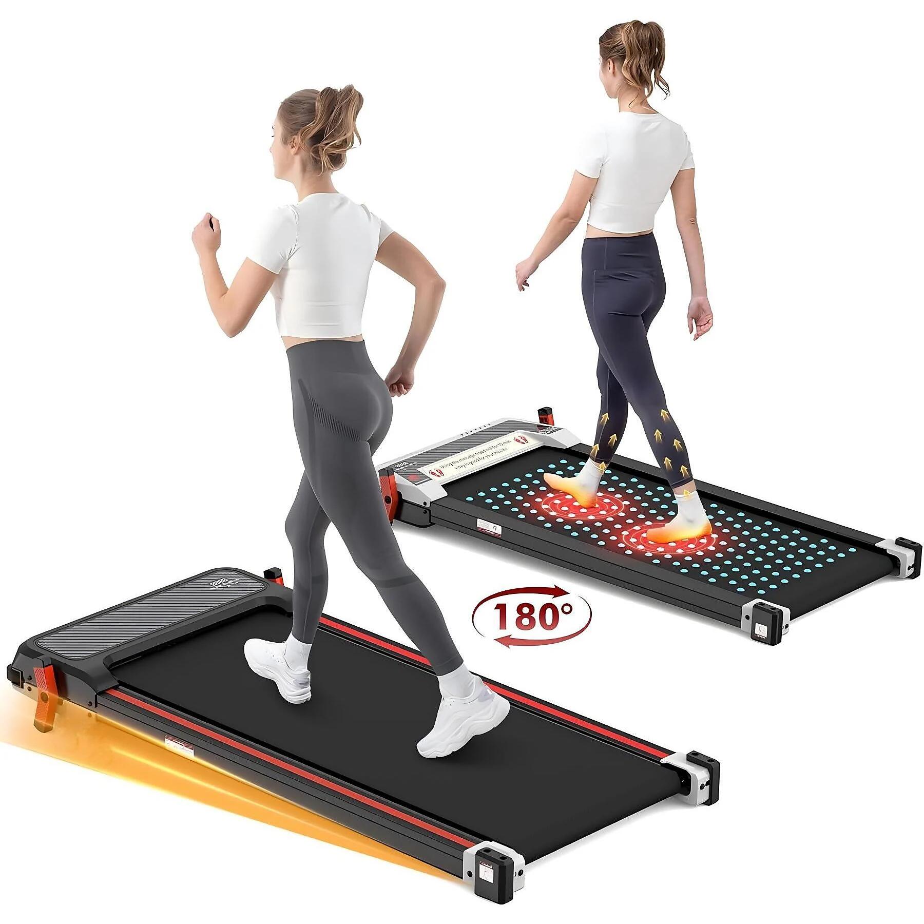 Laufband mit 6 % Steigung, ZX3,550W,6,0 km/h,Fernbedienung,Für Zuhause/Büro 4/5