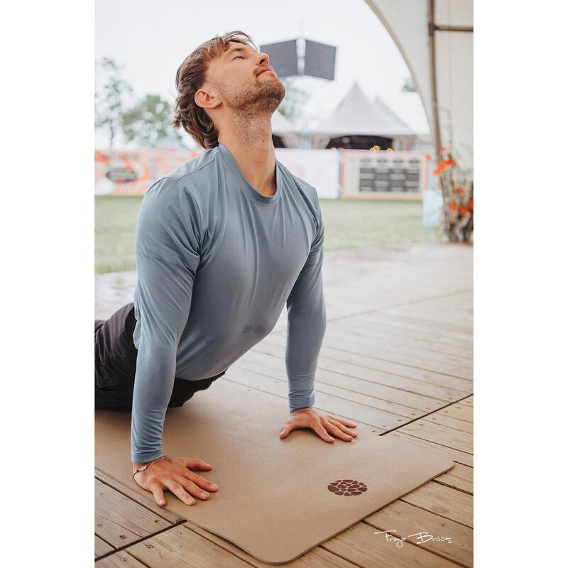 Set de 10 saltele de yoga - maro elegant - 190x60x0,5 cm - foarte ușoare