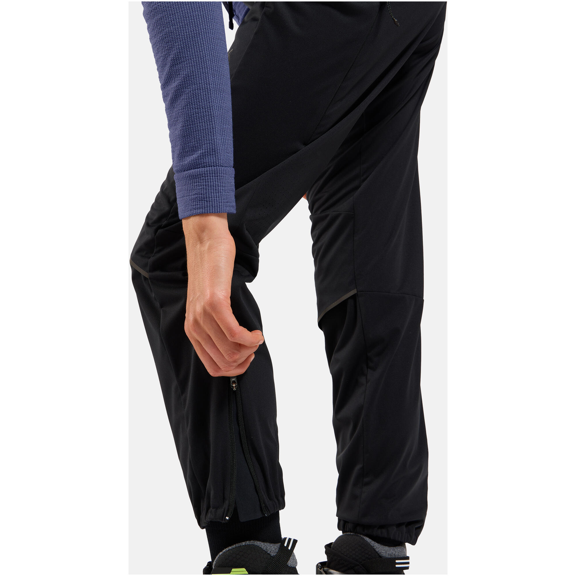 Spodnie wiatroodporne damskie ODLO Zeroweight Pro Windproof Warm Pants 3/7