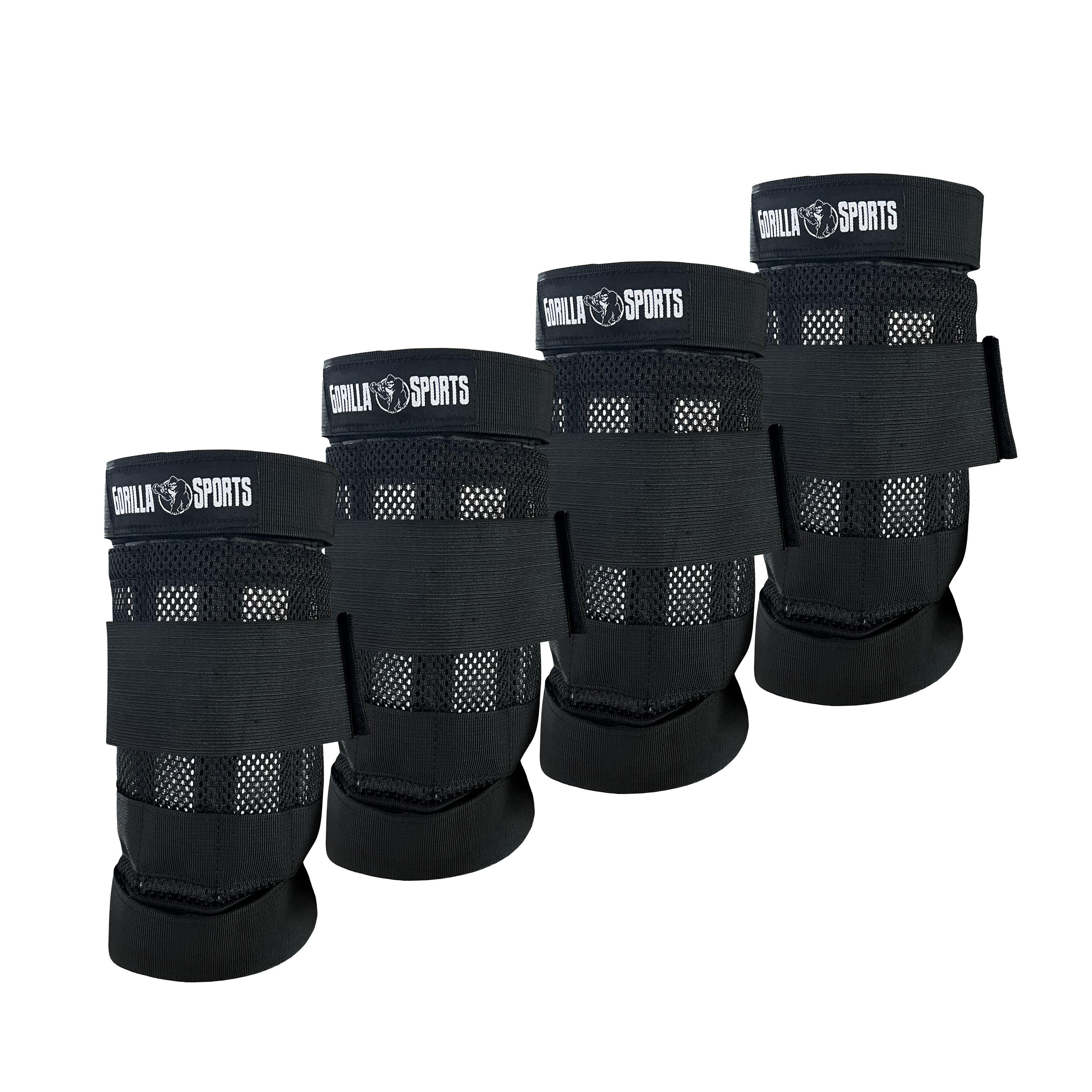GORILLA SPORTS Enkelgewichten - 13 kg - Set van 4 - Verstelbaar - Polsgewichten -